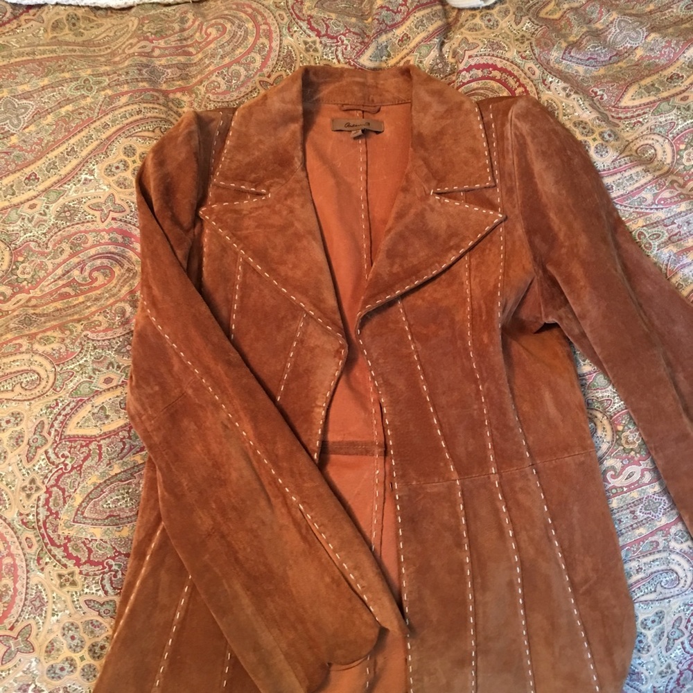 Retro 70s Style Suede Jacket